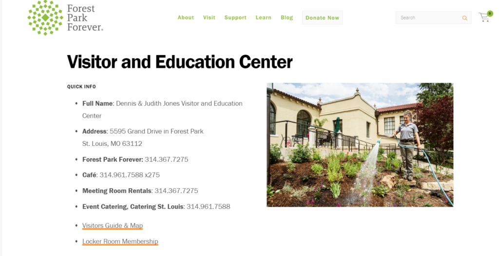 Forest Park Visitors Center