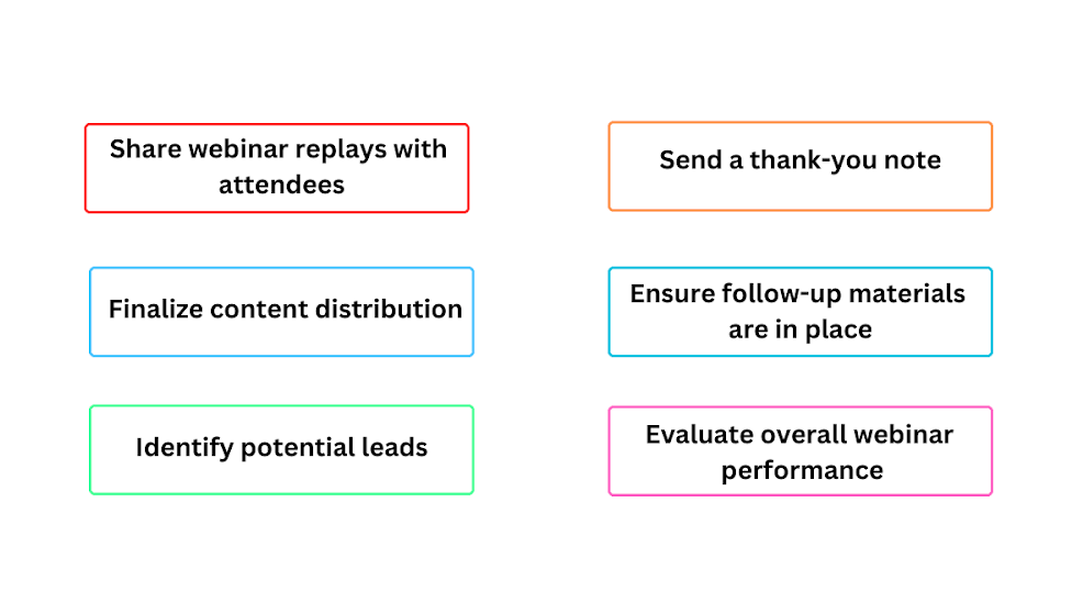 Collect feedback from attendees