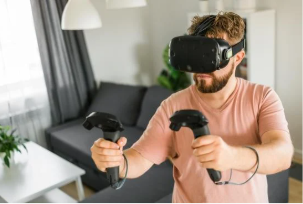 VR networking room