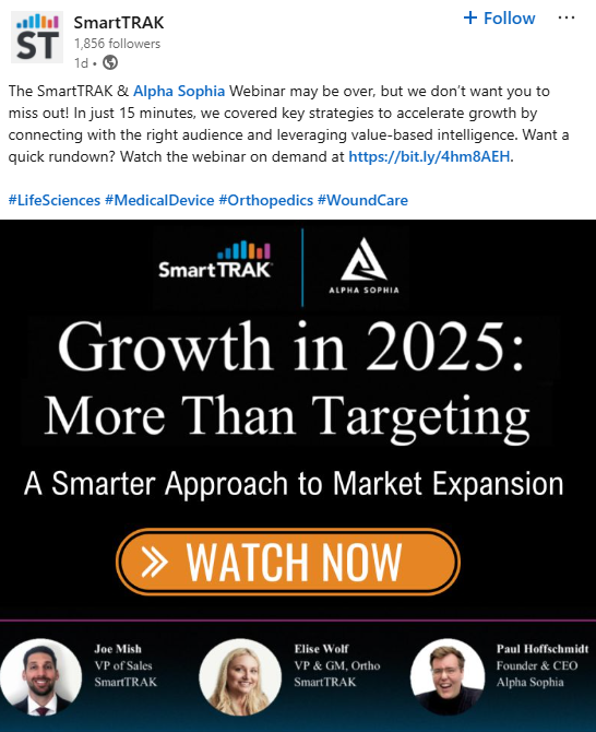 SmartTARK LinkedIn Post