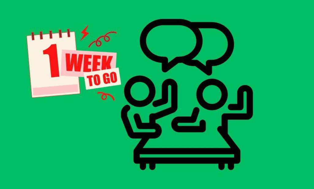 Pre-Event Week Communications