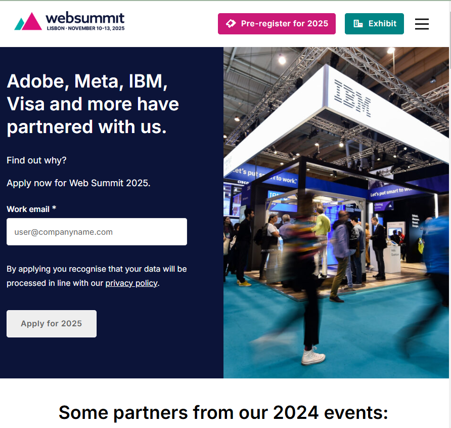 Web Summit Sponsorship Opportunities