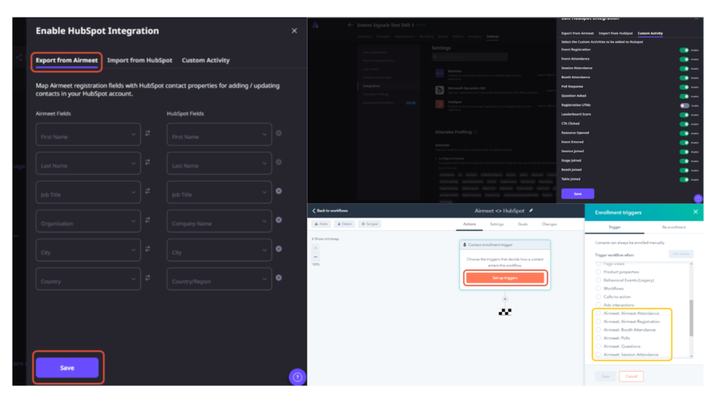 HubSpot Integration Features
