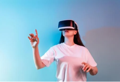 Virtual reality (VR) or augmented reality (AR)