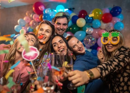 set up a photo booth