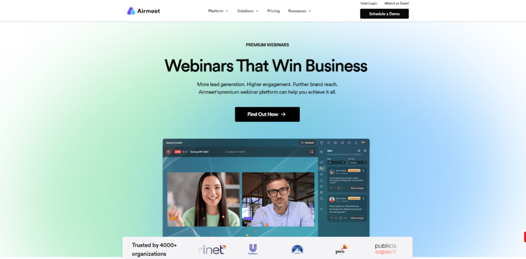 Airmeet Built for Pipeline, Not Just Webinars