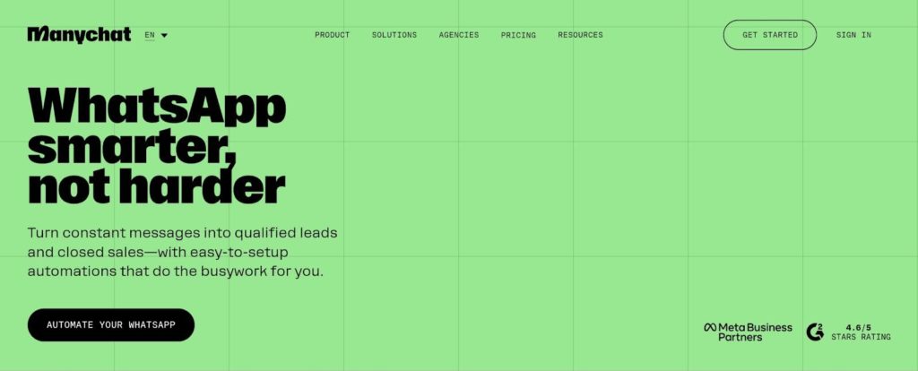 ManyChat (WhatsApp Automation)