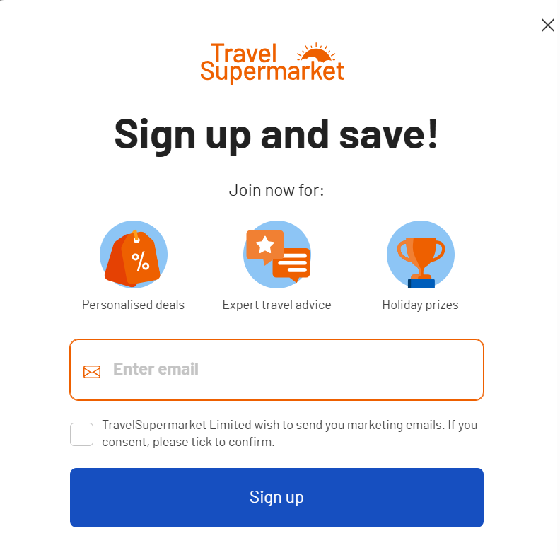 TravelSupermarket - Selling the Outcome, Not the Signup