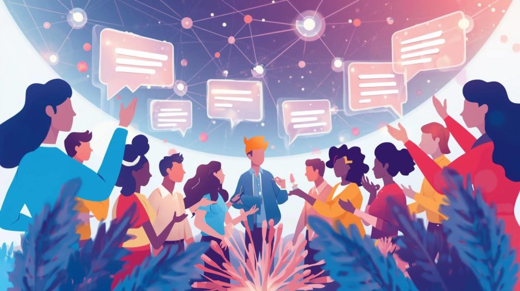 How Does Chat Improve Real-Time Interaction in Virtual Events