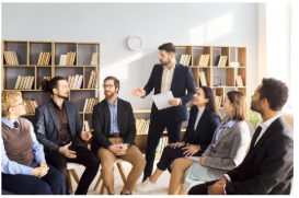 participate in group discussion