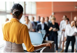 research the speaker or trainer