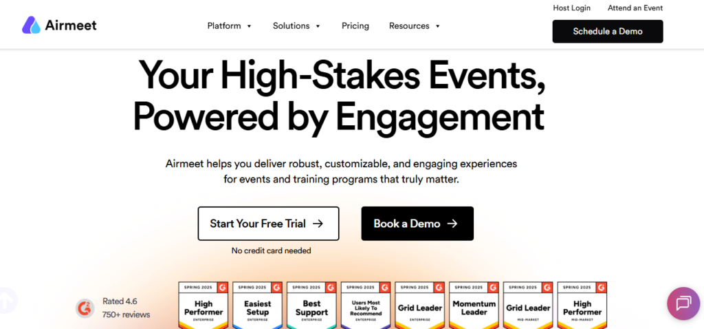 Airmeet vs RingCentral Events A Pricing Guide For Enterprise Virtual Events
